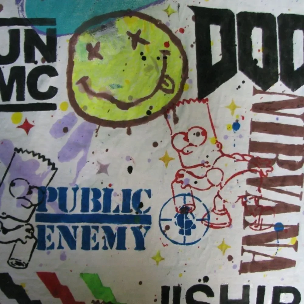 Vintage Eye Drop Hand-Painted Nike Akira Nirvana